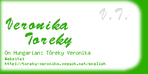 veronika toreky business card
